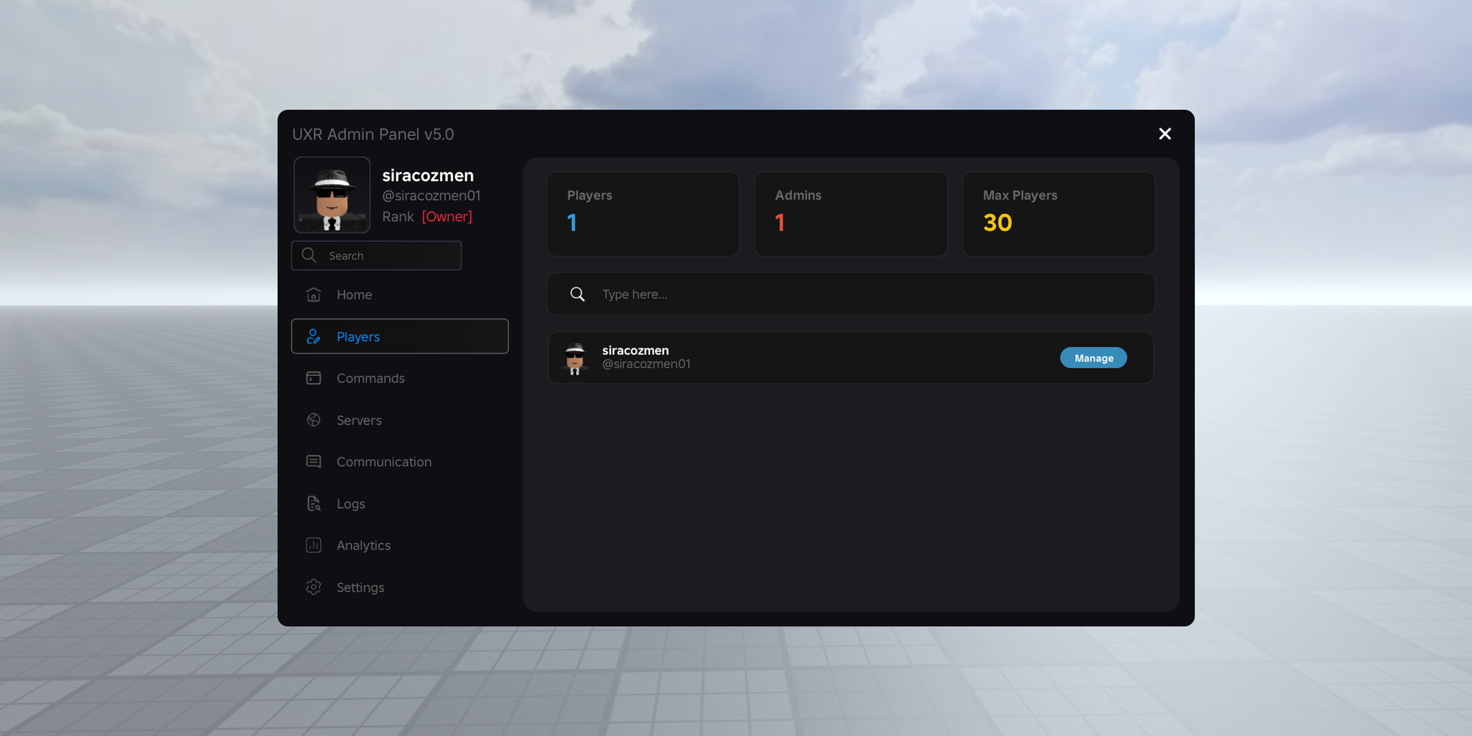 UXR Admin Panel System | BuiltByBit