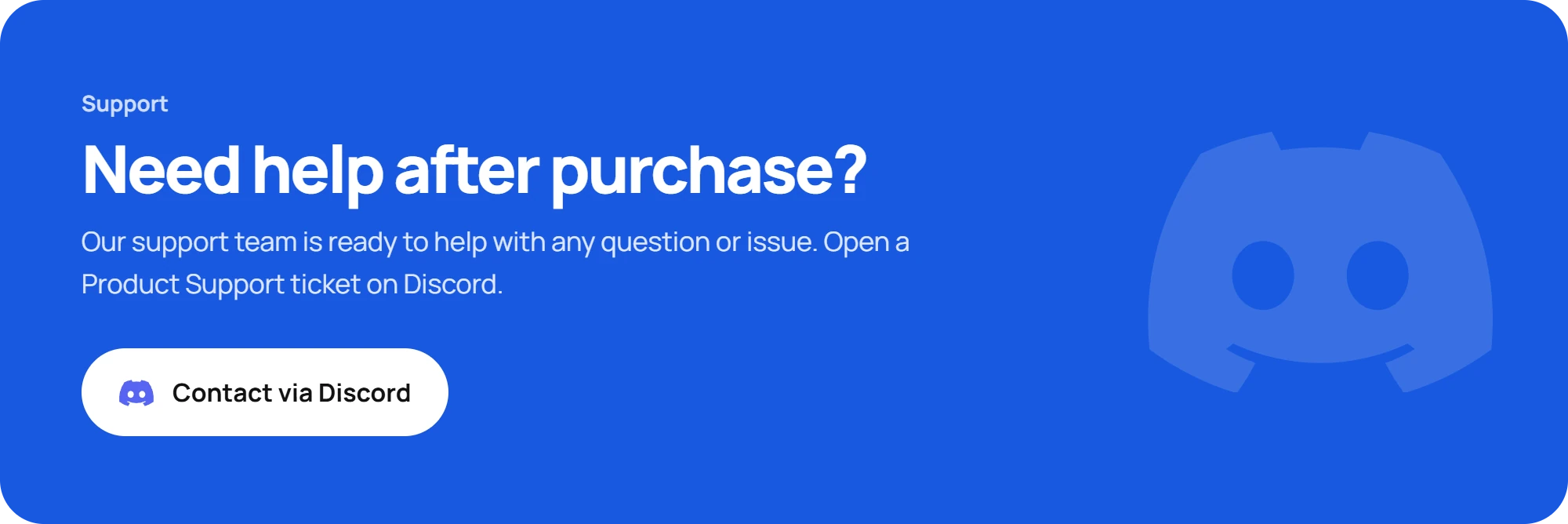 Support on Discord