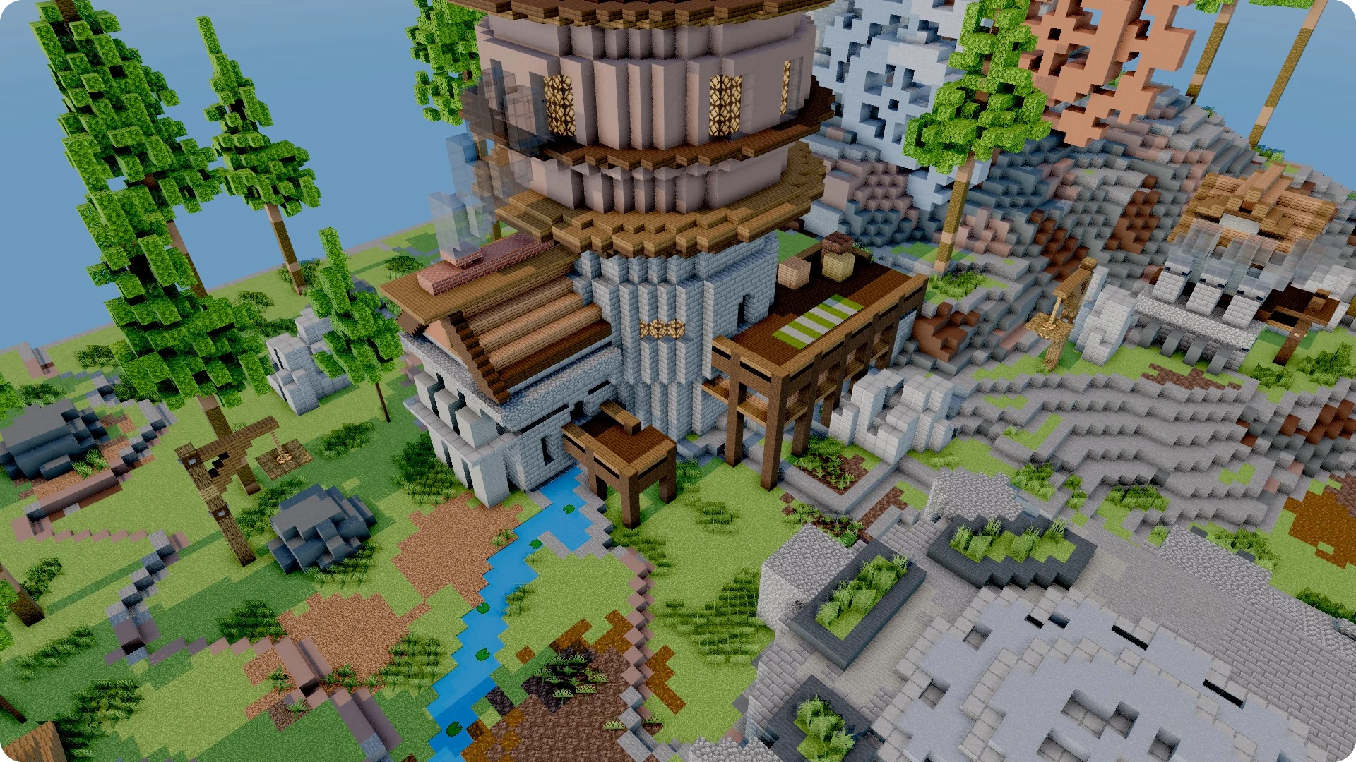 Steam Village overview