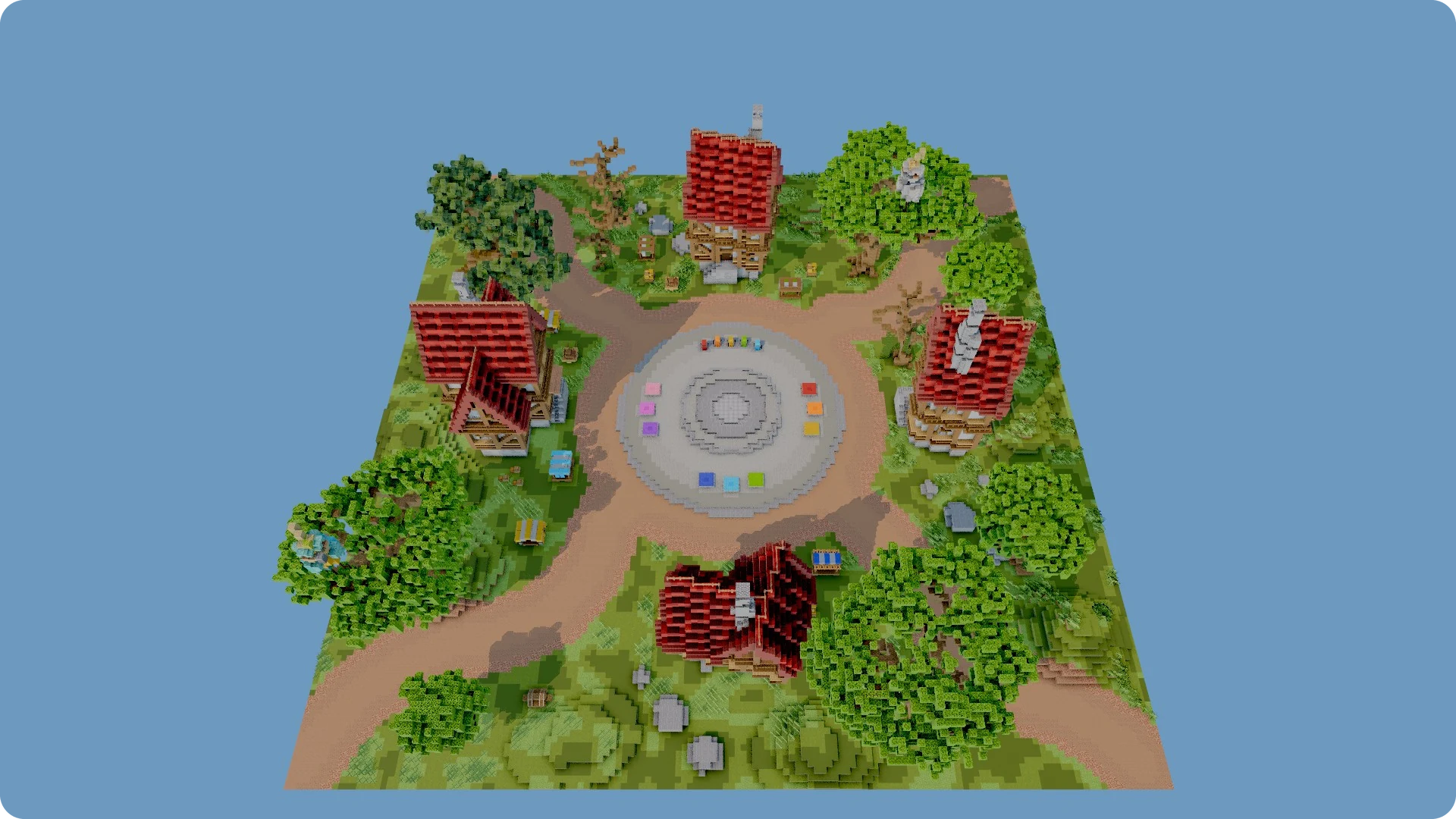 Small Lifesteal Village overview