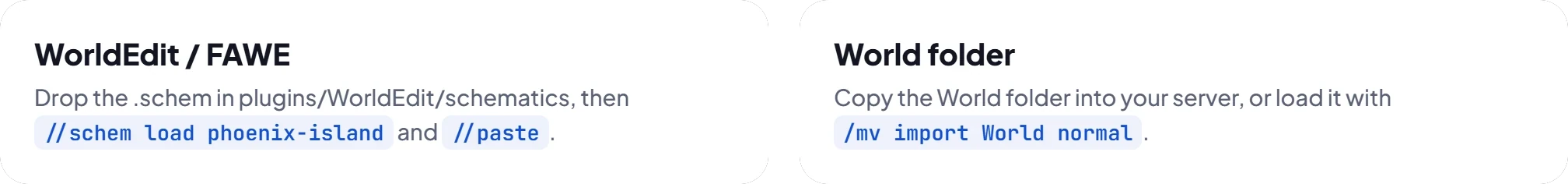 Install steps