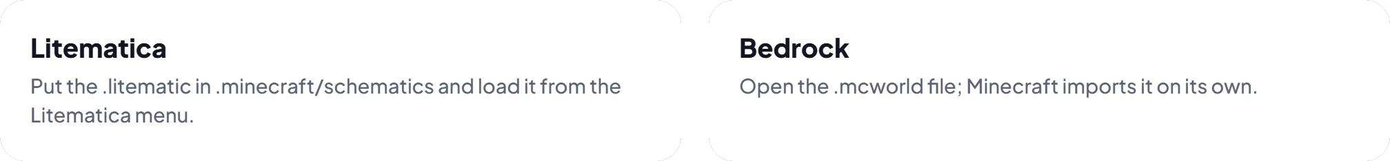 Install steps