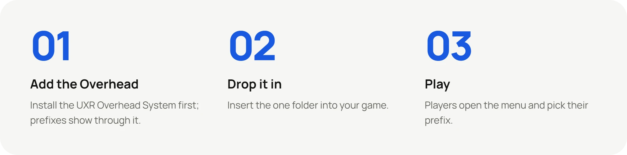 UXR Prefix Pack (12)