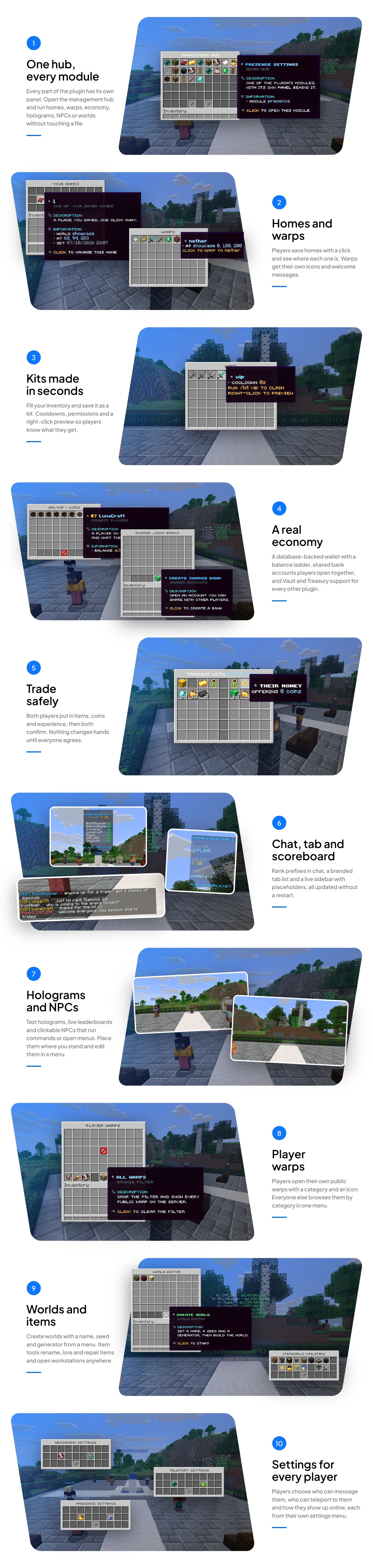 uxmEssentials in game