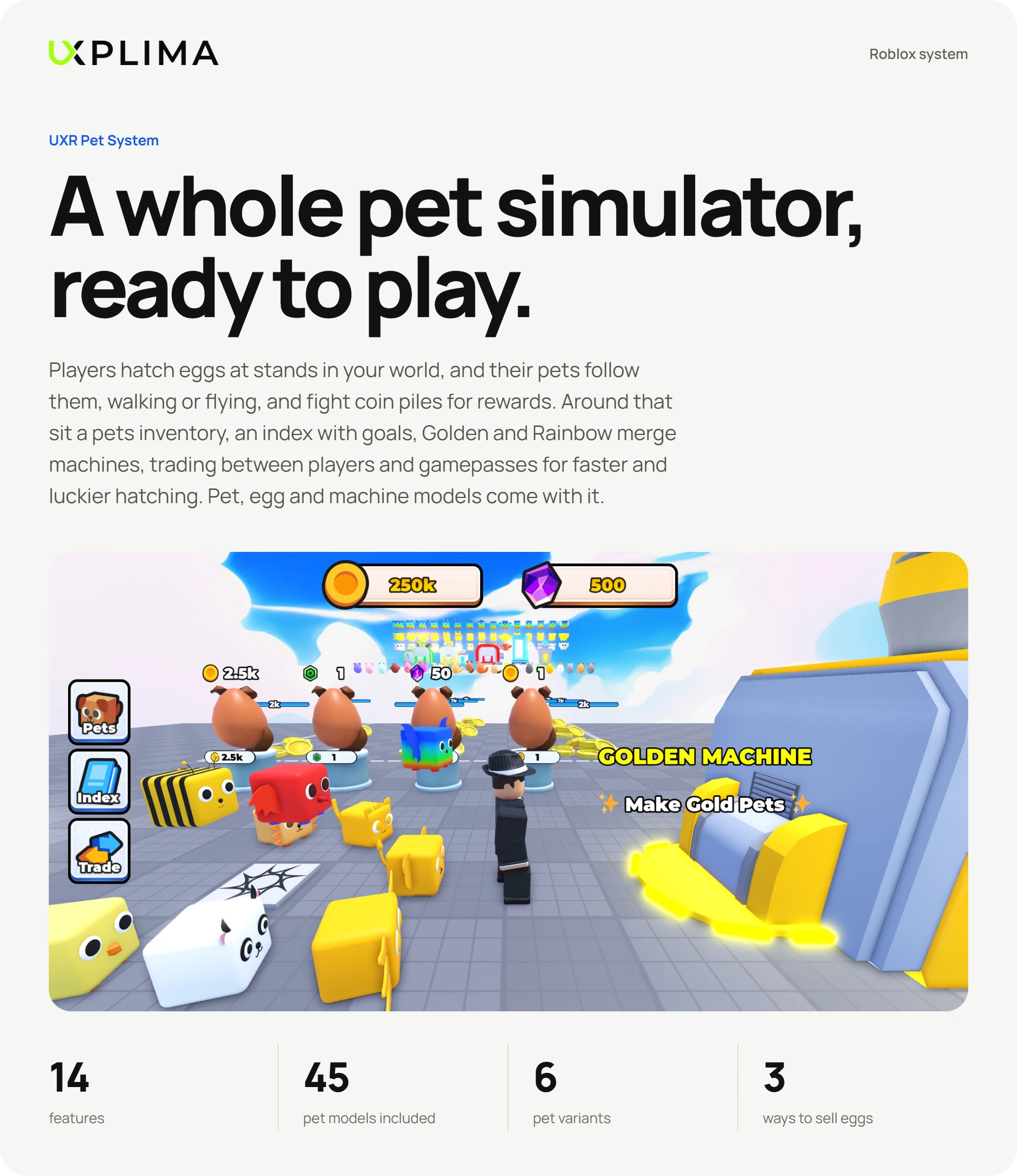 UXR Pet System