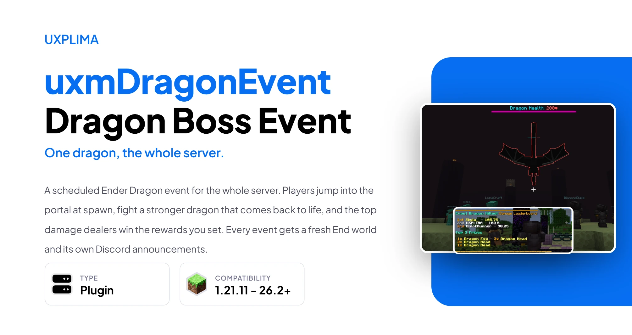 uxmDragonEvent at a glance