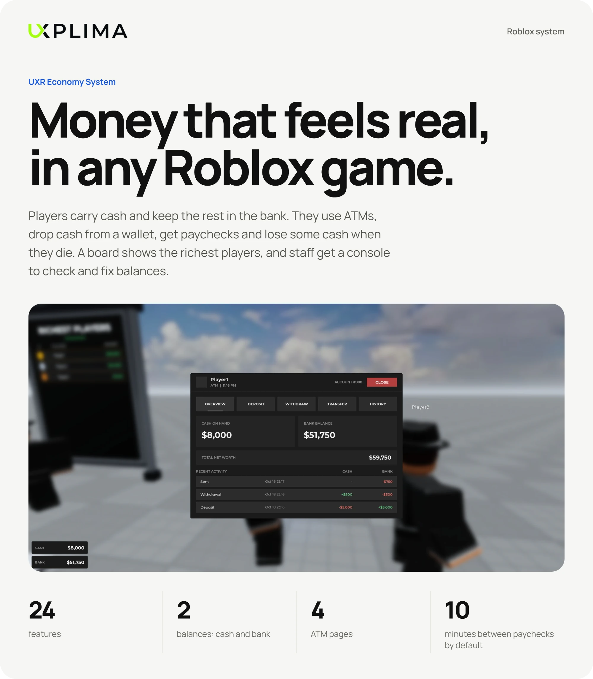 UXR Economy System