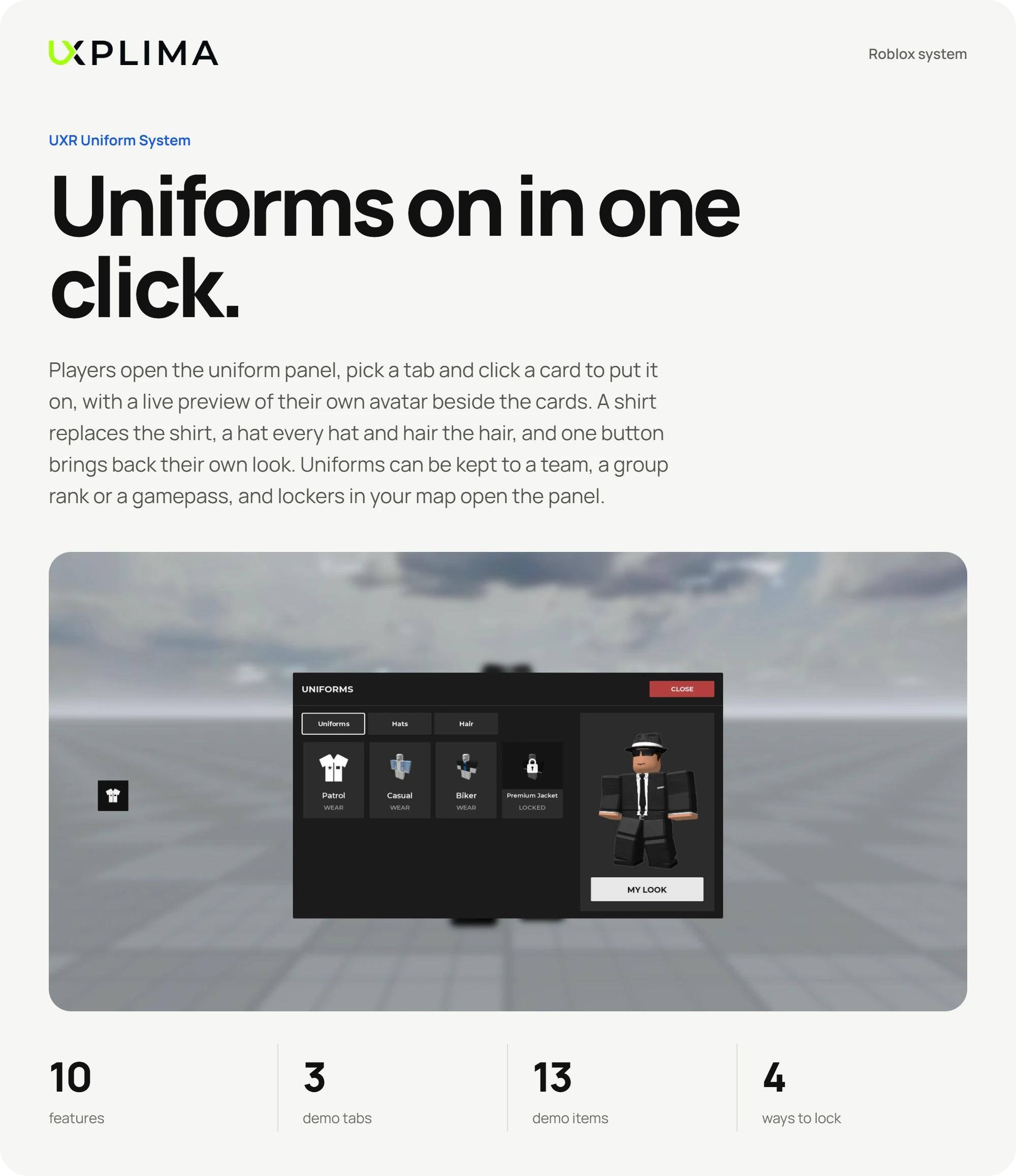 UXR Uniform System