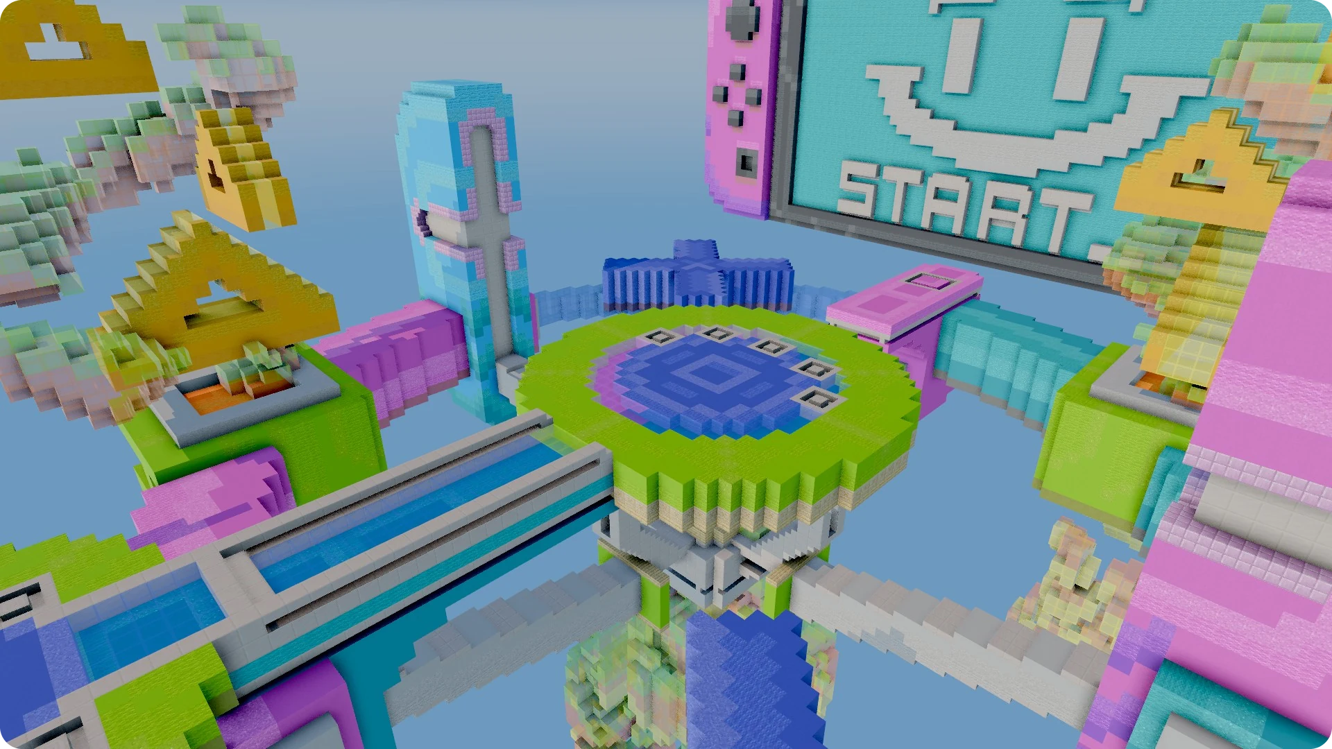 Minigame Island overview