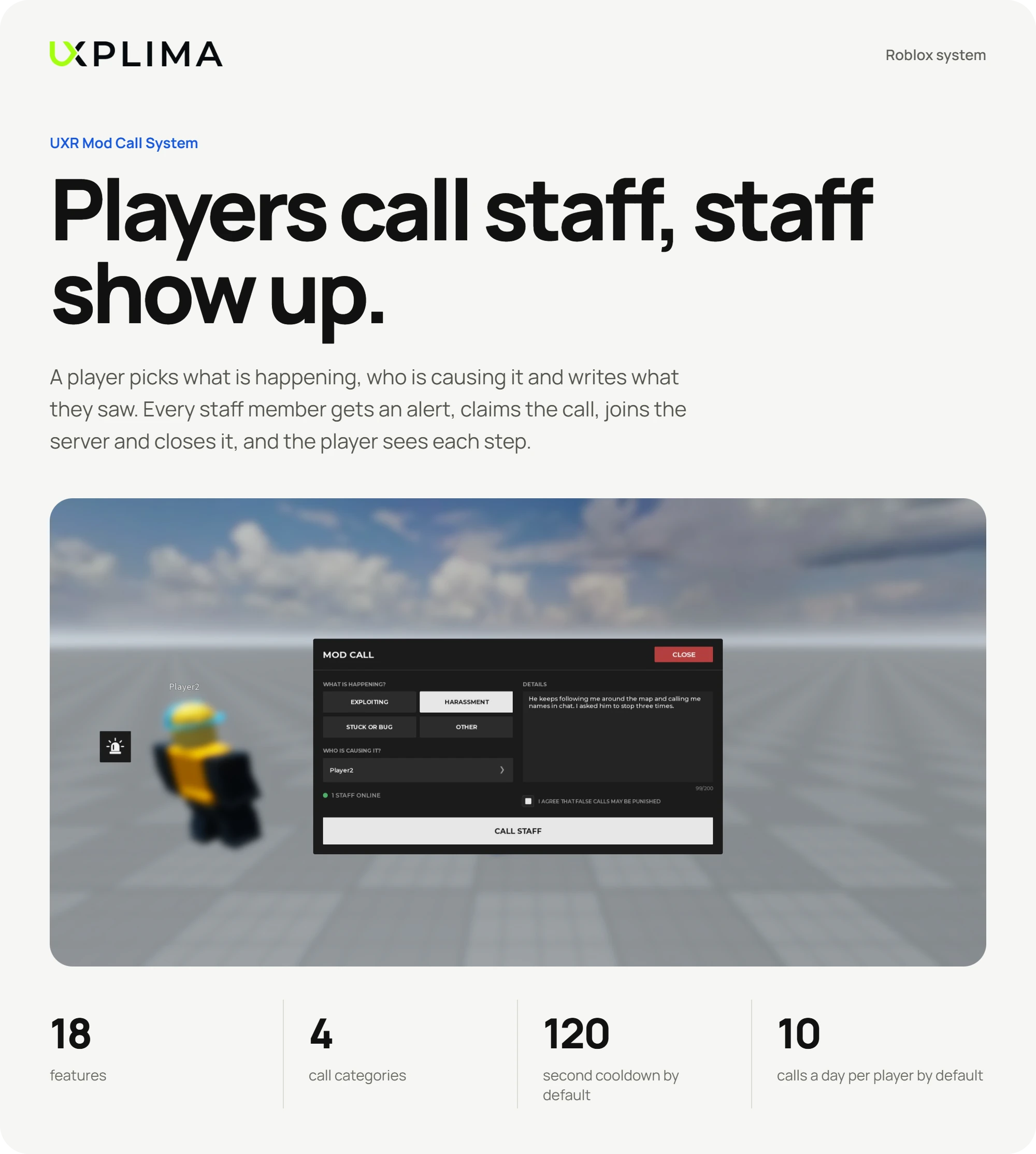 UXR Mod Call System