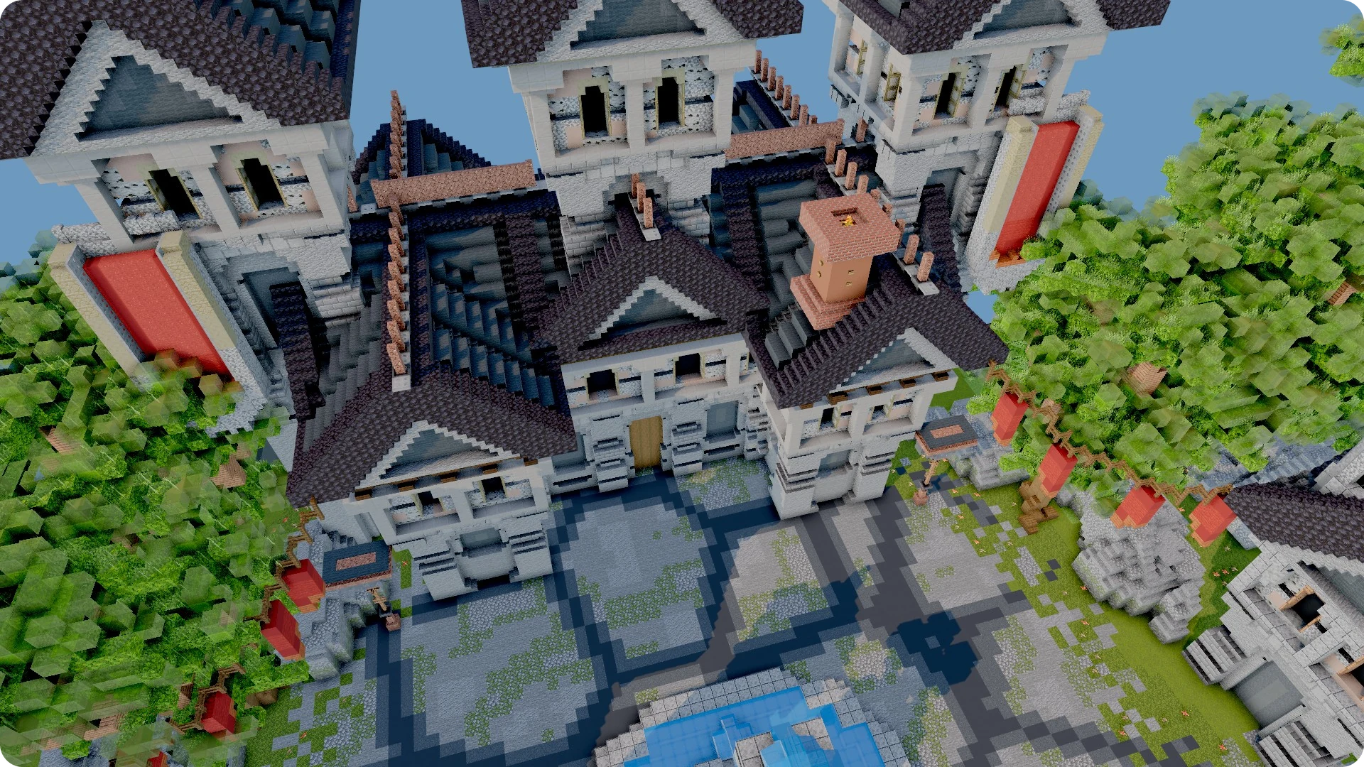 Medieval Fantasy Castle overview