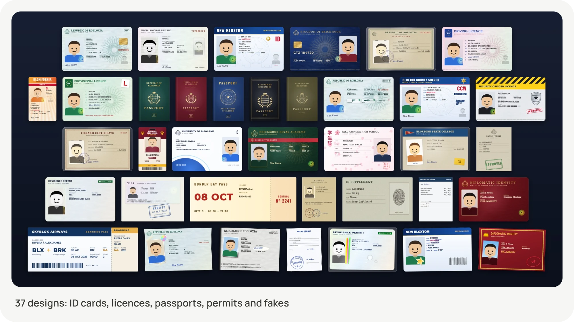 UXR Card Systems Pack (5)