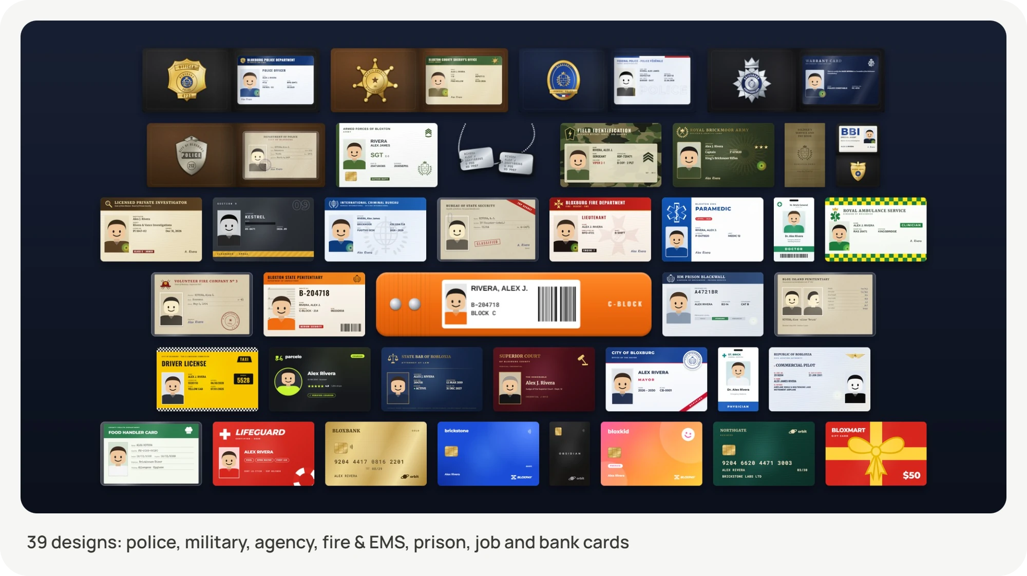 UXR Card Systems Pack (6)