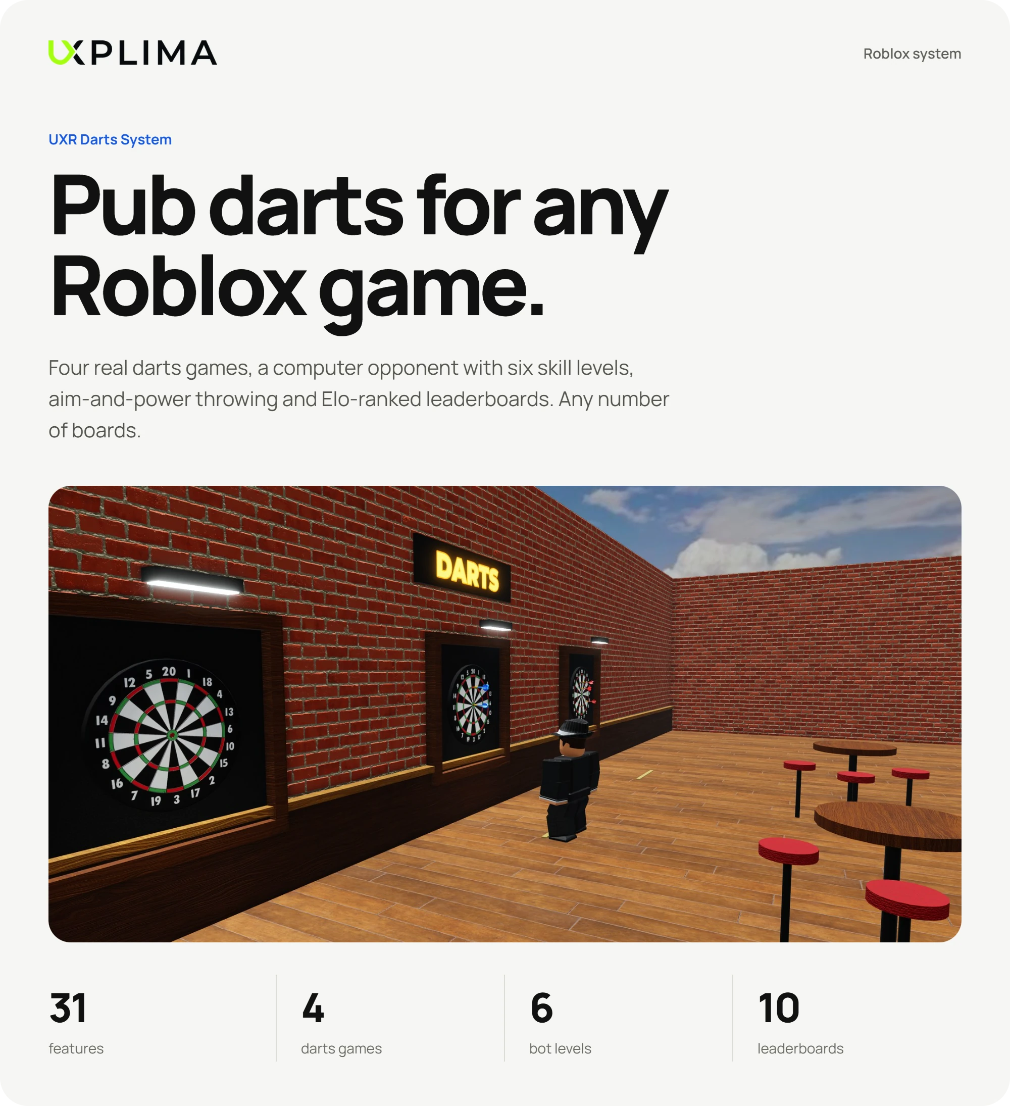 UXR Darts System