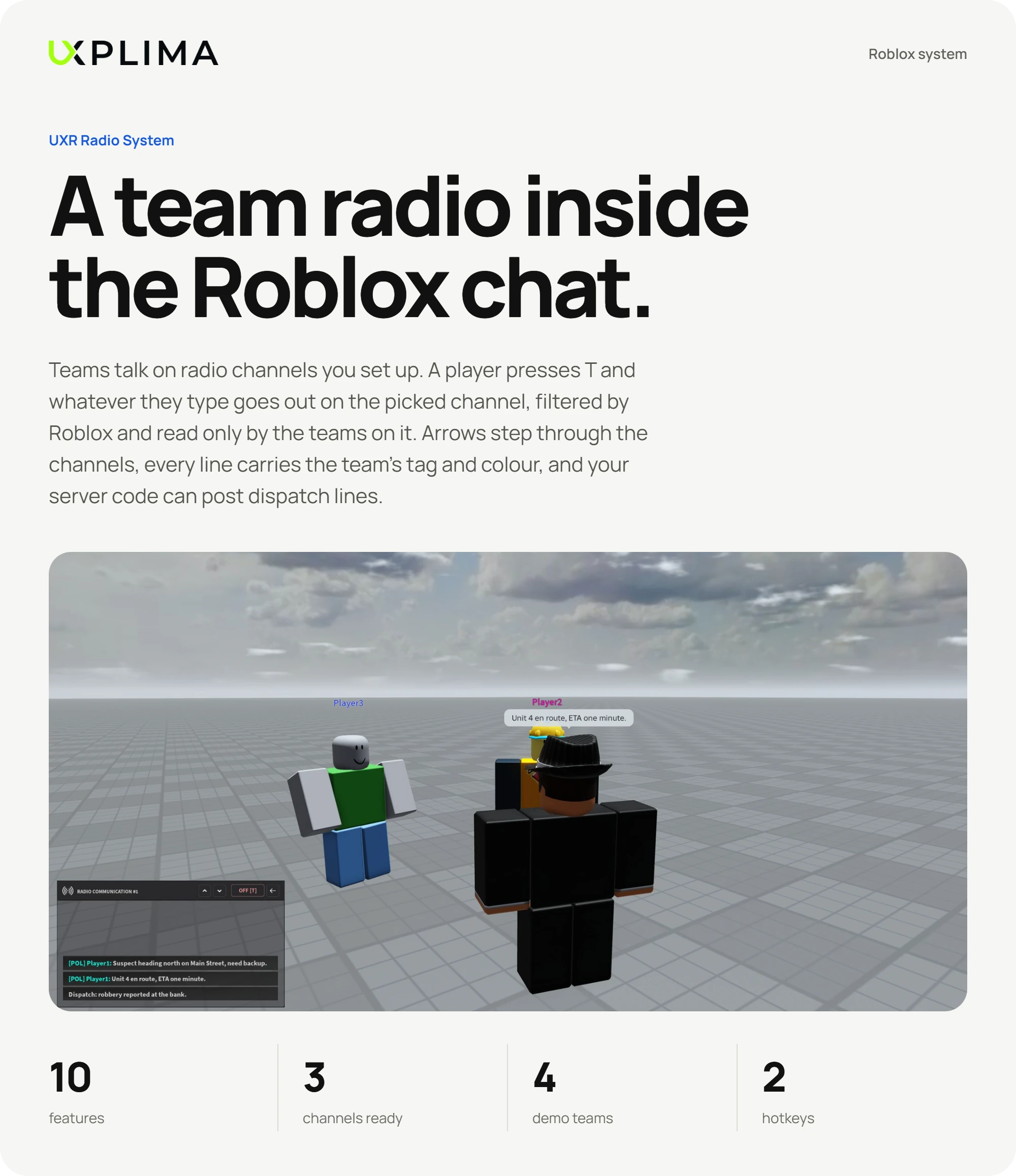 UXR Radio System