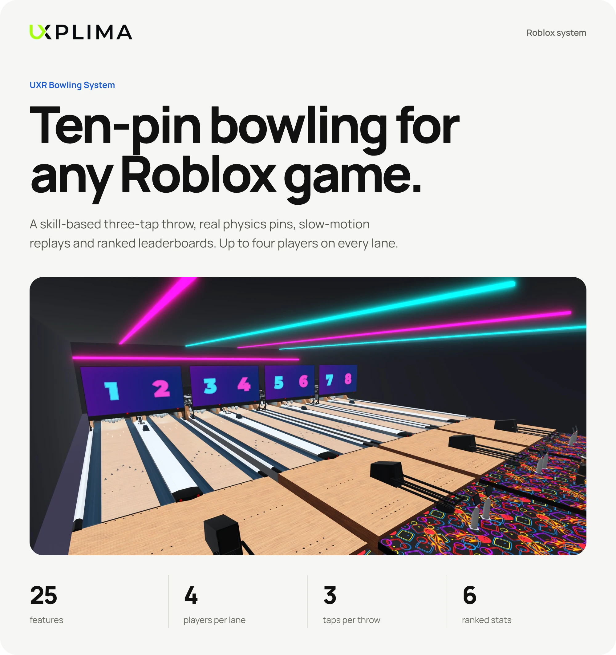 UXR Bowling System