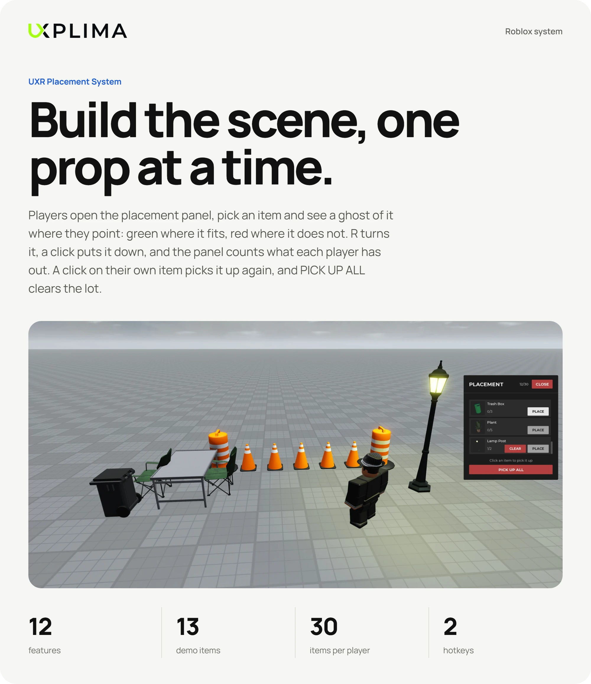 UXR Placement System